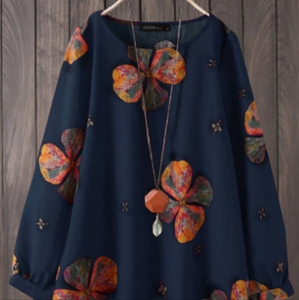 Boho flow blouse